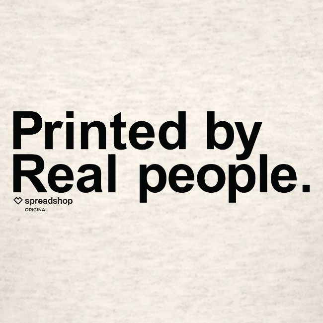 Printed in black