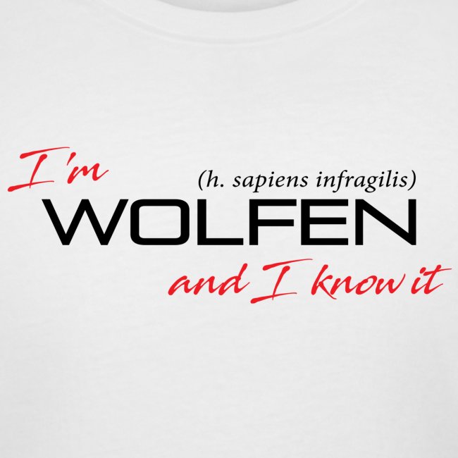 Front/Back: Wolfen Attitude on Light- Adapt or Die