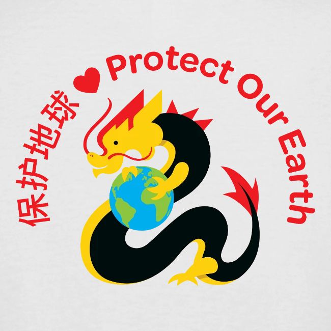 Kindness Dragon with Earth Red