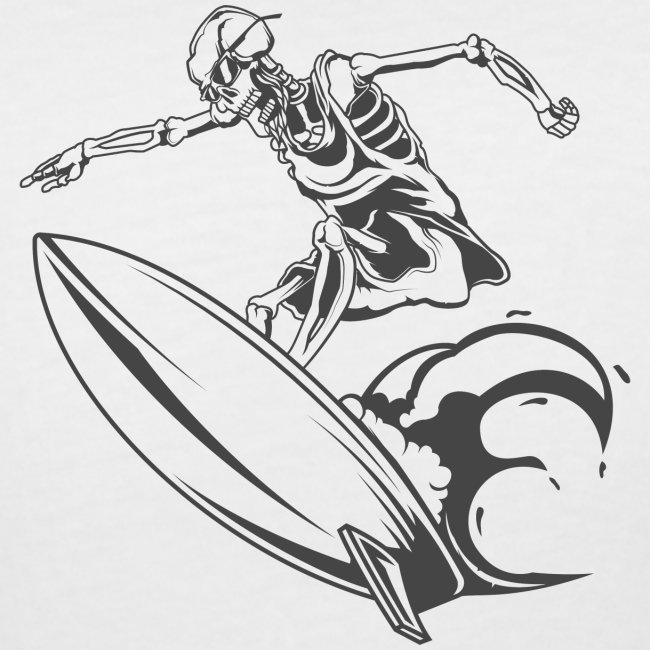 Surfing Skeleton 2