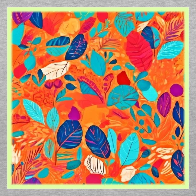 Colorful Cartoon Leaves