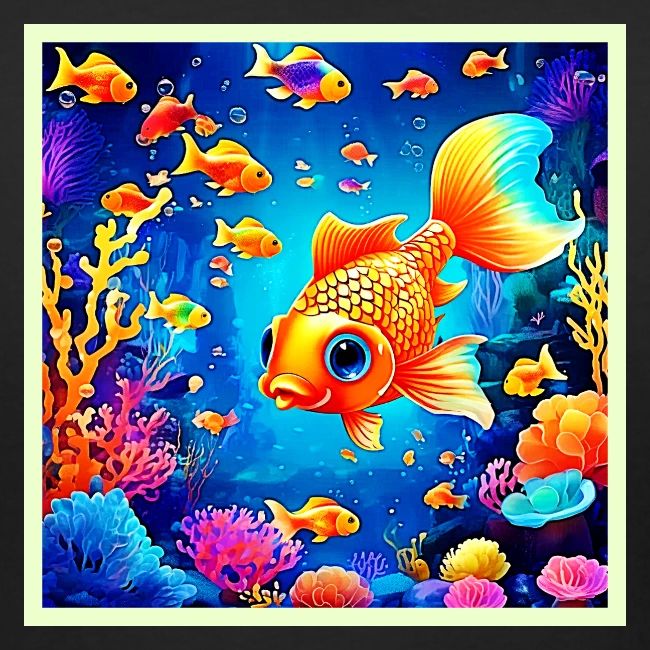 Vibrant Underwater Fish World Design