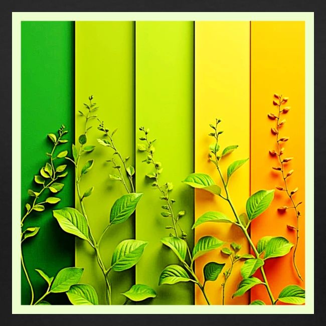 Modern Color Block Nature