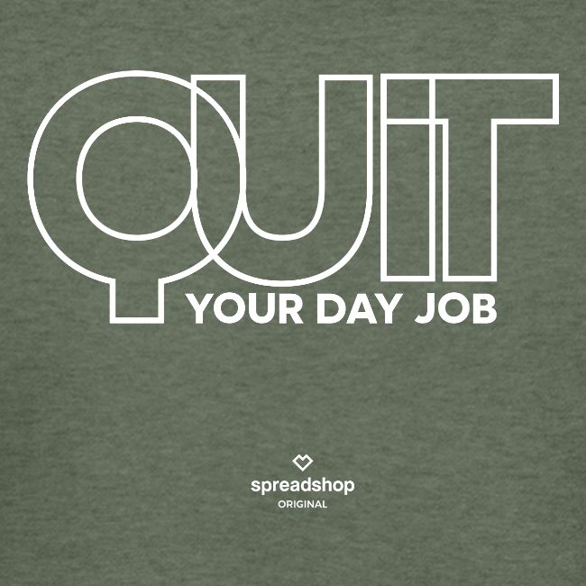 Quit in white