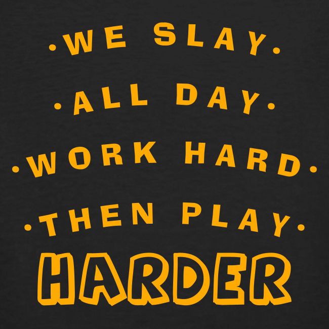 We Slay All Day Shiny Shirt Metallic Silver & Gold