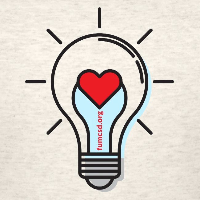 FUMCSD Heart Light Bulb