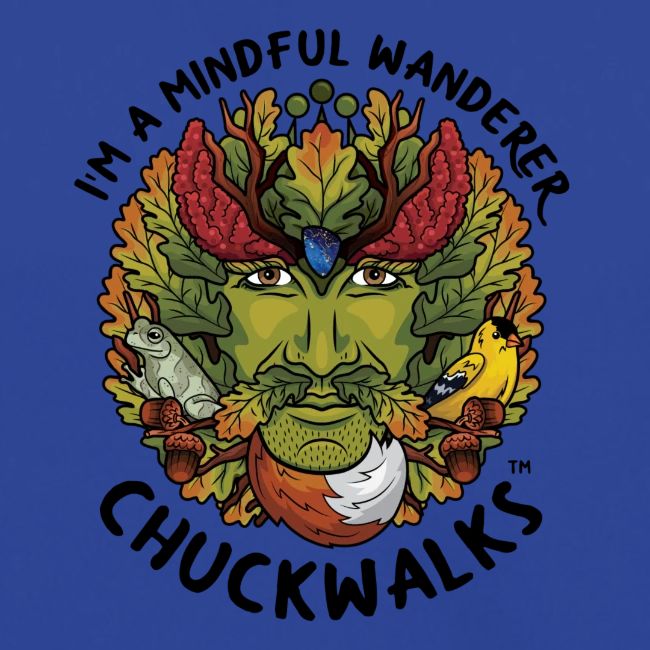 I'm A Mindful Wanderer -black text for light items