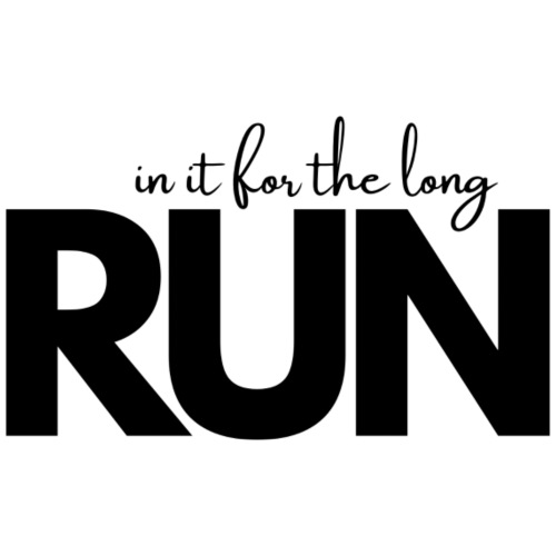 in it for the long RUN - Men's Moisture Wicking Performance T-Shirt