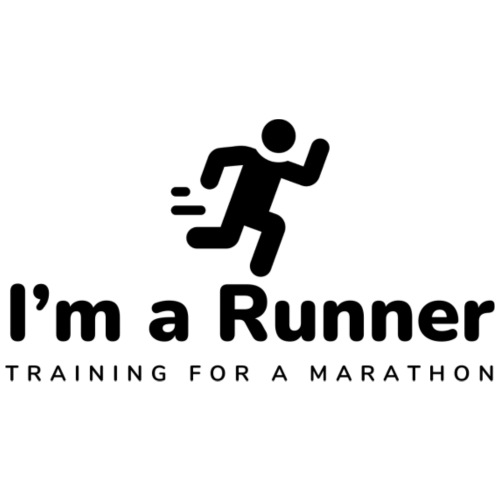 i’m a Runner Training for a Marathon - Men's Moisture Wicking Performance T-Shirt