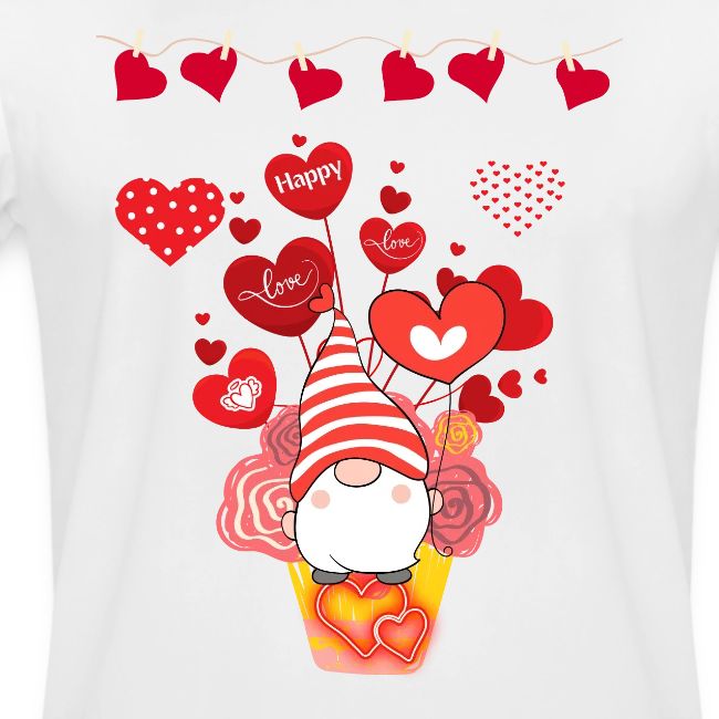 Design wrapped in love hearts, vibrating in love.