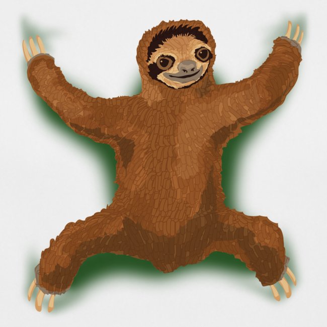 Sloth Love Hug - Green