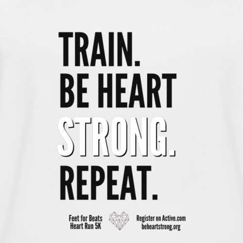 Heart Run training shirt - Men's Moisture Wicking Performance T-Shirt