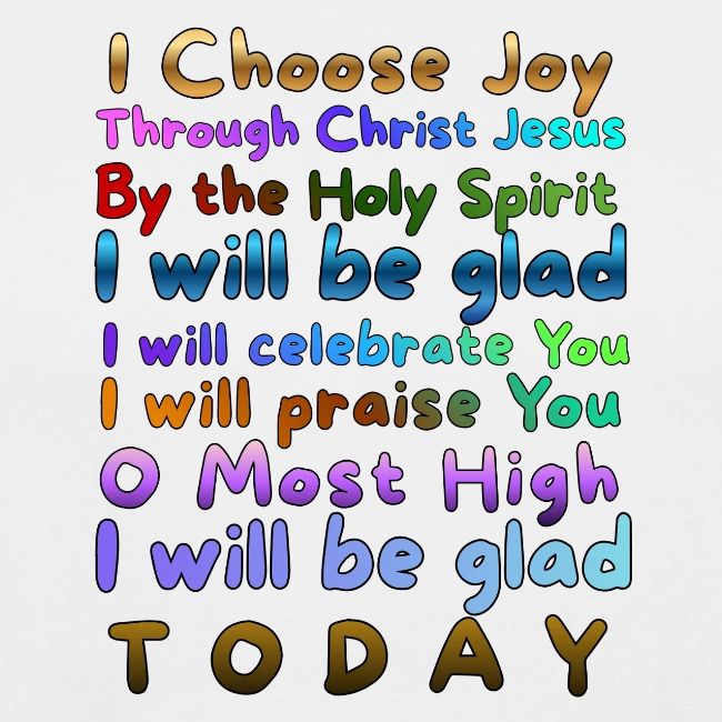 I will be glad 1
