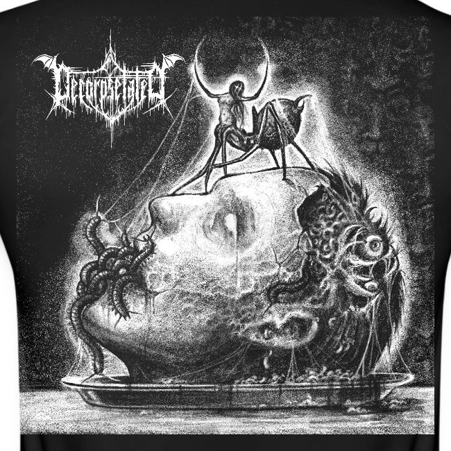 Decorpsetated - Human Words album cover, white
