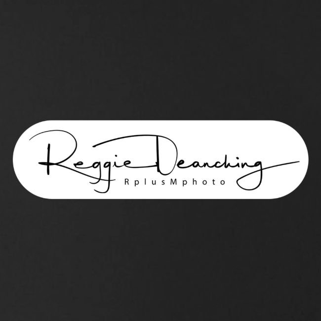 black and white logo round