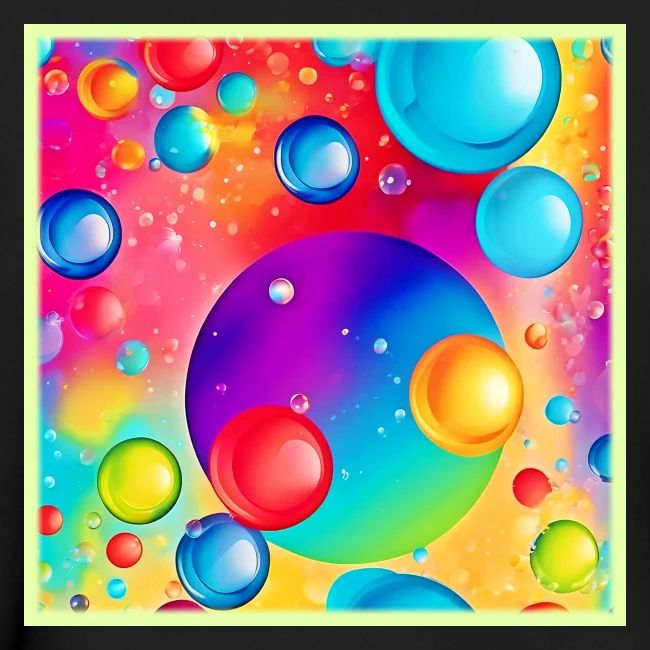 Colorful Sphere Abstract Art