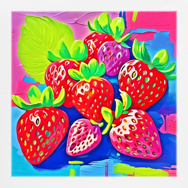 Pop Art Strawberries