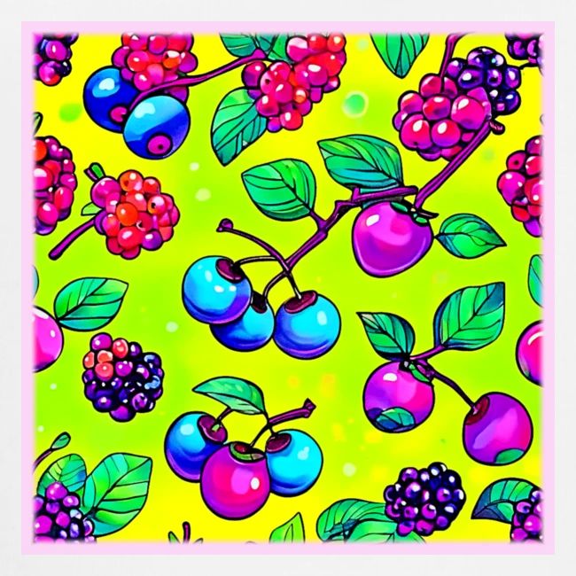 Bright Berry Fruit Pattern