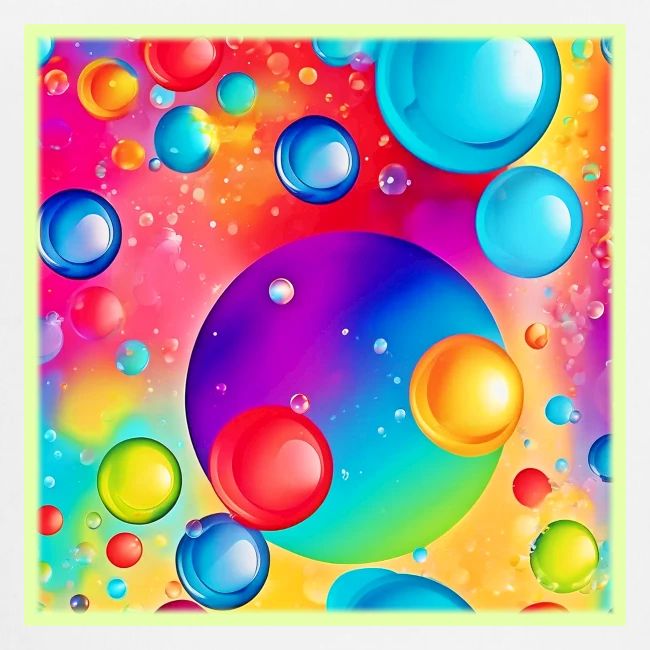 Colorful Sphere Abstract Art