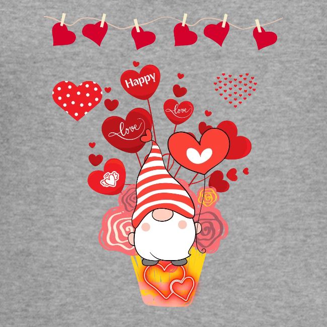 Design wrapped in love hearts, vibrating in love.