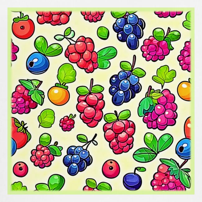 Berry Fruit Pattern Design