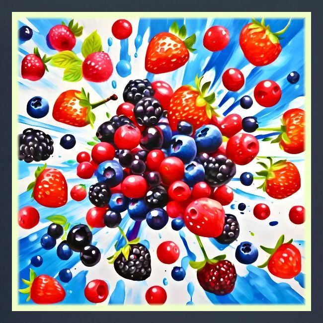 Colorful Berry Fiesta Design