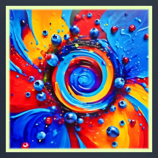 Vibrant Berry Vortex