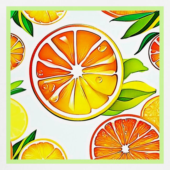 Orange Slice: Citrus Art