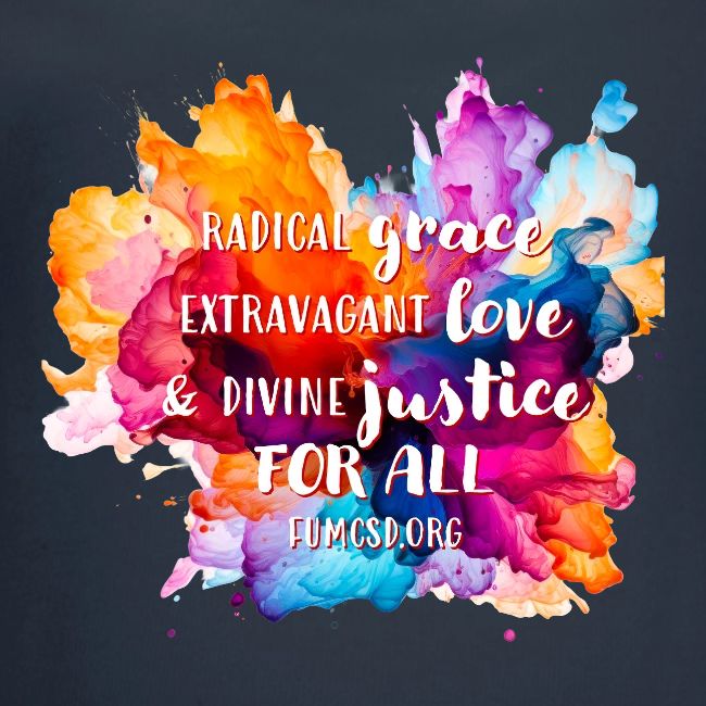 Grace Love Justice Color Splash