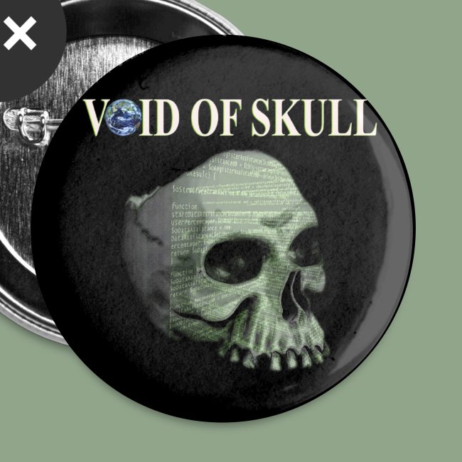 Void of Skull Skull Productions Button