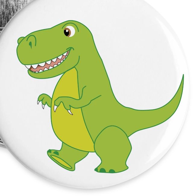 Page Three Designs T Rex Dinosaur Buttons Small 1 5 Pack