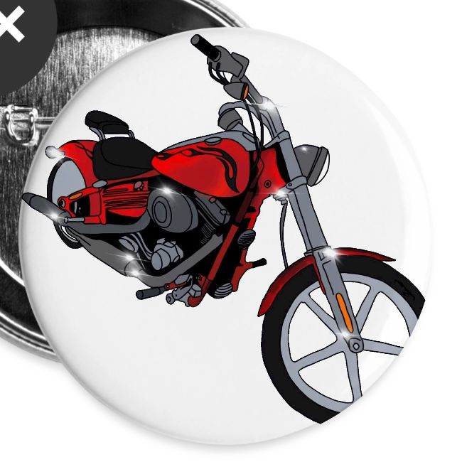 Motorcycle red