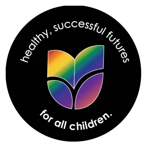 ALSC Rainbow Pride for All Children Buttons - Buttons small 1'' (5-pack)