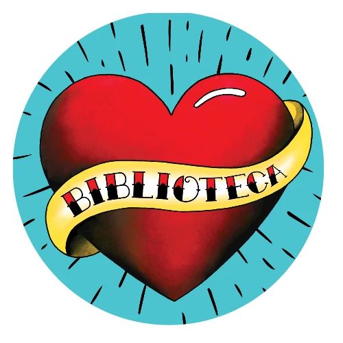 Amo Mi Tatuaje de la Biblioteca - Buttons small 1'' (5-pack)