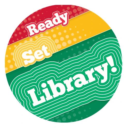 Ready Set Library! - Buttons small 1'' (5-pack)