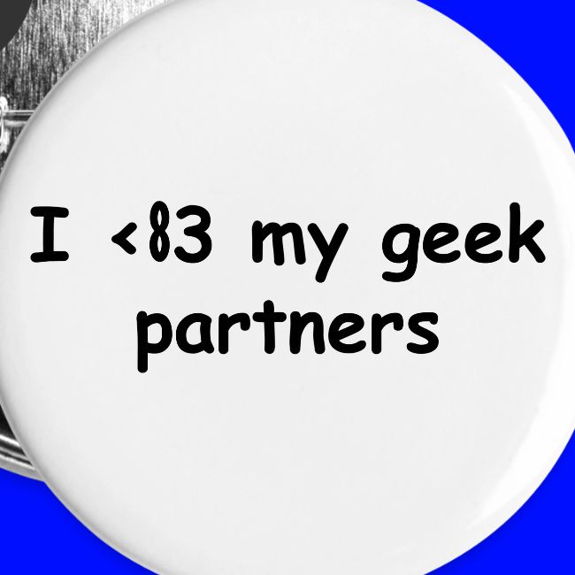 I <83 My Geek Partners (black)