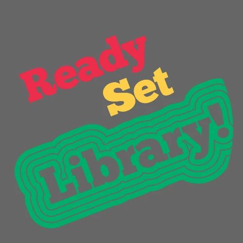 Ready Set Library! - Buttons small 1'' (5-pack)