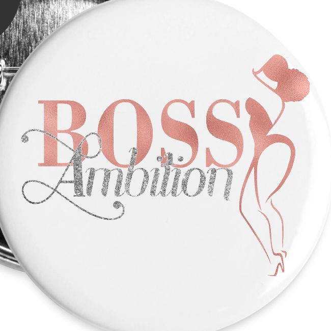Women Boss Ambition Tshirt Glitter