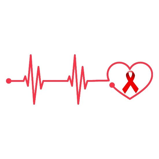 Ribbon Heart Month Awareness Ribon Love Shape, Heart Day, Heart