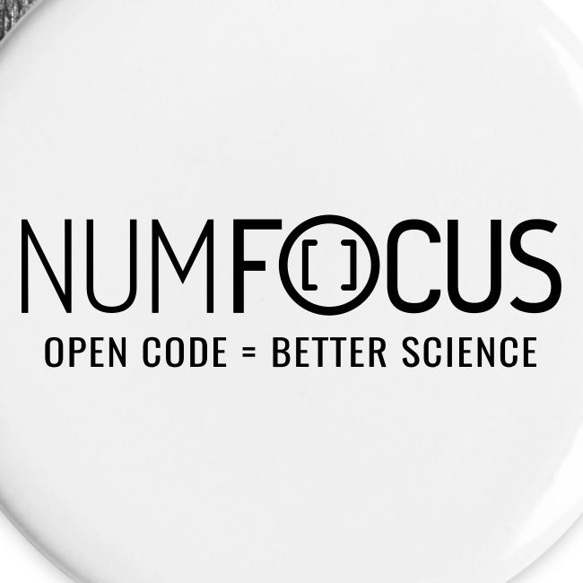 NumFOCUS Official Logo - Black Letters