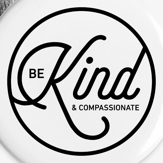 Be Kind & Compassionate black