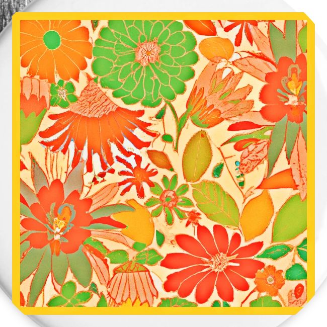 Vibrant Blossom Elegance Pattern
