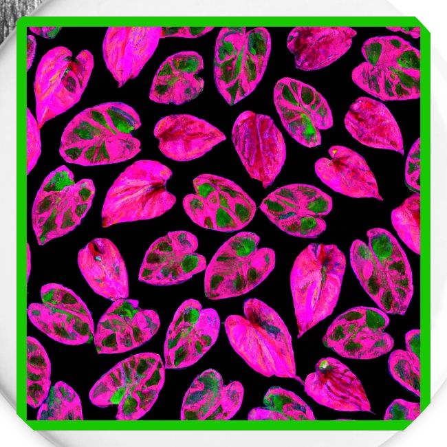 Vibrant Leaf Art Colorful Pattern