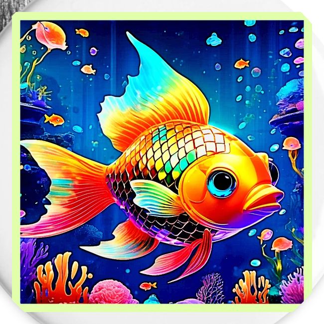 Rainbow Ocean Reef Fish Design