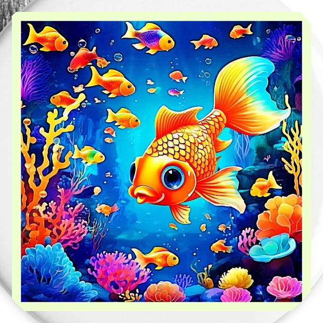 Vibrant Underwater Fish World Design