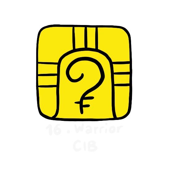 Mayan Sign - Warrior CIB - Dreamspell Tzolkin' Small Buttons | Spreadshirt