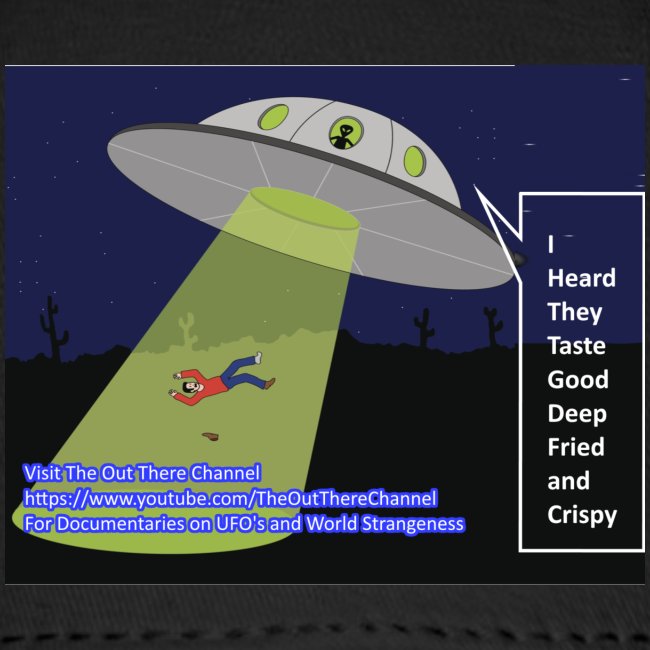 Tshirt alien abduction Joke with Crew Back Logo