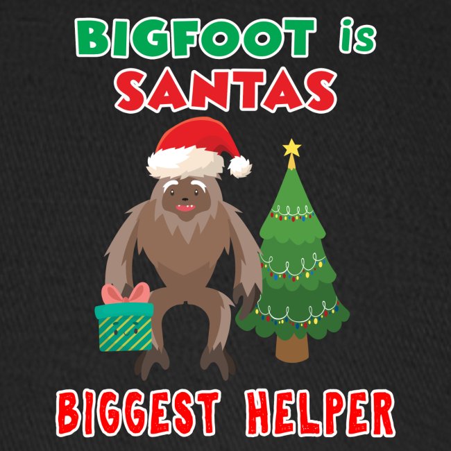 Santas Biggest Helper Squatchy Christmas Present.