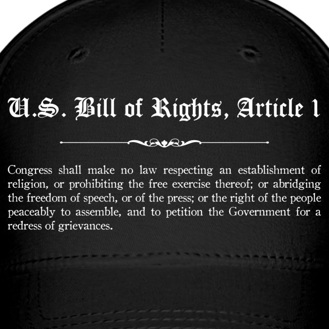 U.S. Bill of Rights - Article 1