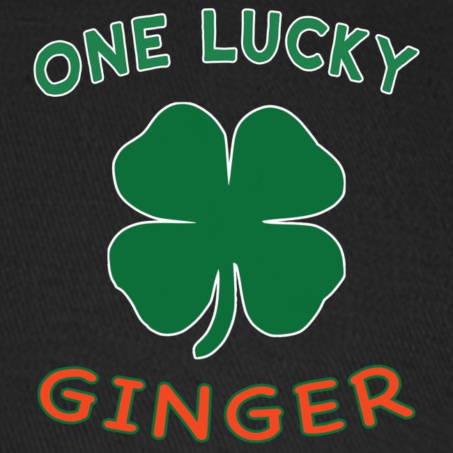 Lucky Ginger St Patrick Day Irish Shamrock gift.
